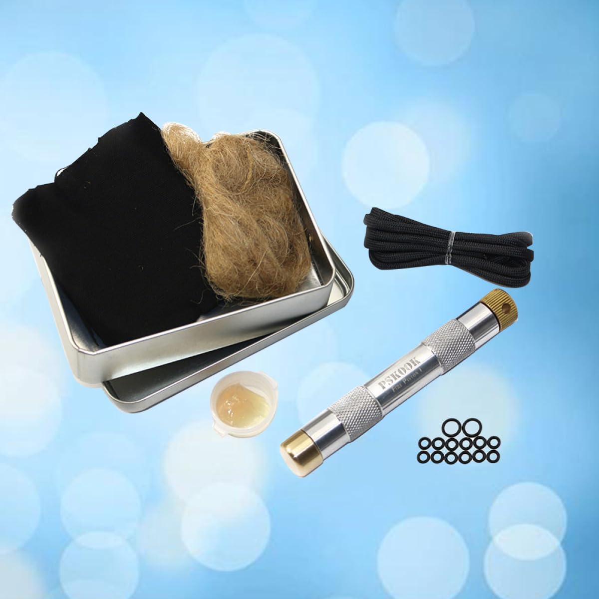 Toyvian Allume-feu Outil Essentiel pour Survie d'urgence à Piston en Alliage D'aluminium et Laiton Facile à Utiliser Couleur Aléatoire pour Barbecue et Aventures en Plein Air
