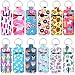 Frienda 12 Pieces Lipstick Holder Keychain - Neoprene Lip Balm Sleeve with Metal Ring, for Travel, Birthday Gifts & Lanyards
