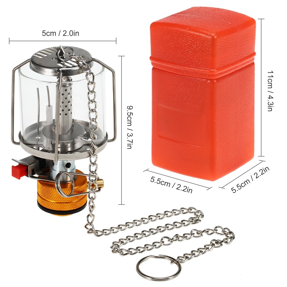 Outdoor Camping Gas Laterne Piezo Zündung Tragbare Mini Gas Zelt Lampe Licht Camping Ausrüstung Kochen Zubehör