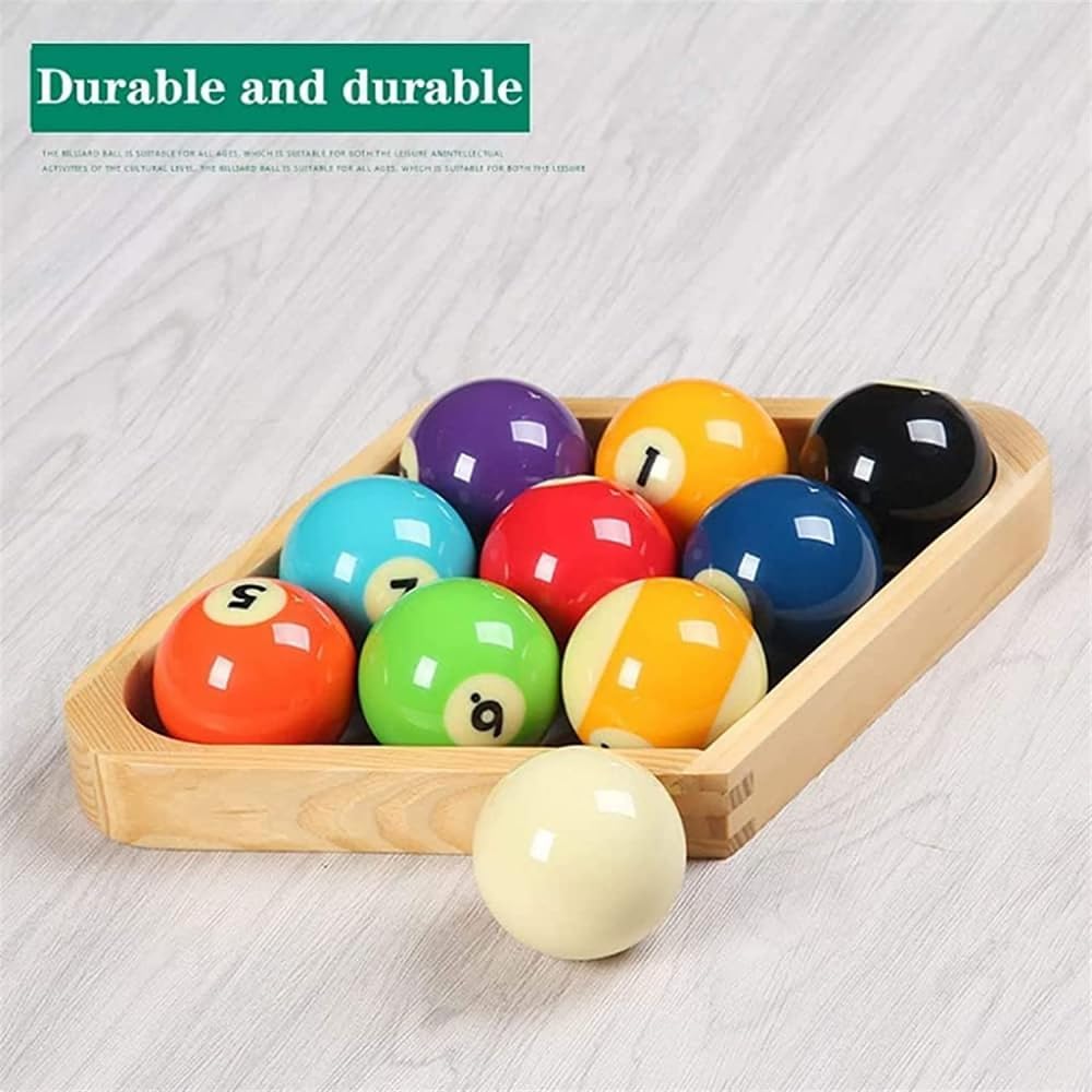 Random 9 Ball Rack 9 Ball Rack Solid Wood Pool Ball Racks Set - 8-Ball Triangle & 9-Ball ...