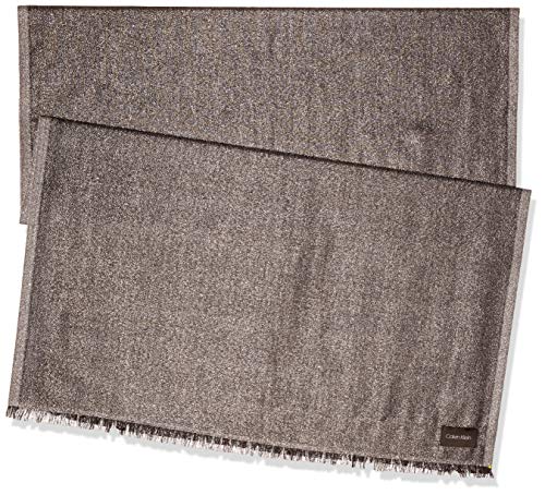 Calvin Klein Women's Lightweight Wrap Scarf, black solid, One Size2