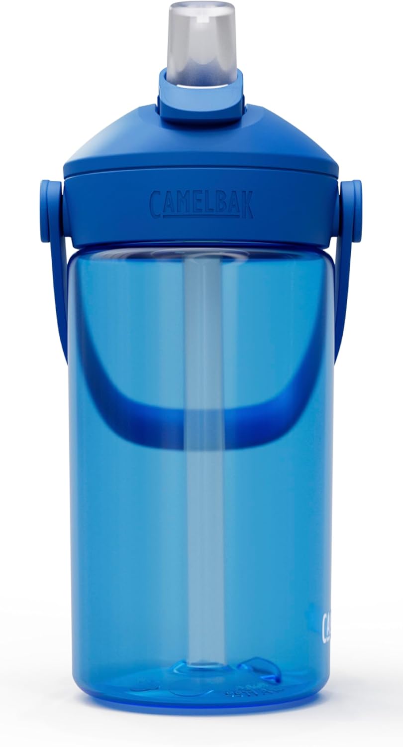 CamelBak Thrive Flip Straw Kids Bite Valve Tritan Renew Water Bottle 14oz - Image 2