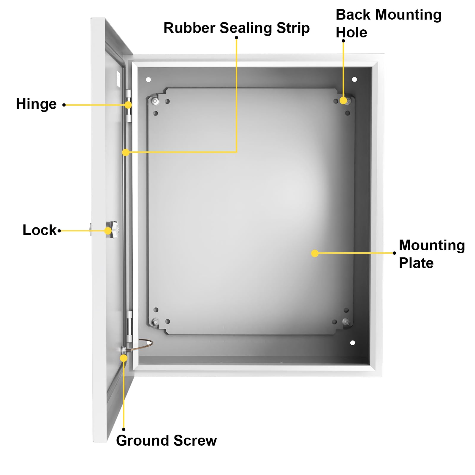 NEMA Steel Electrical Box - Waterproof & Weatherproof -8