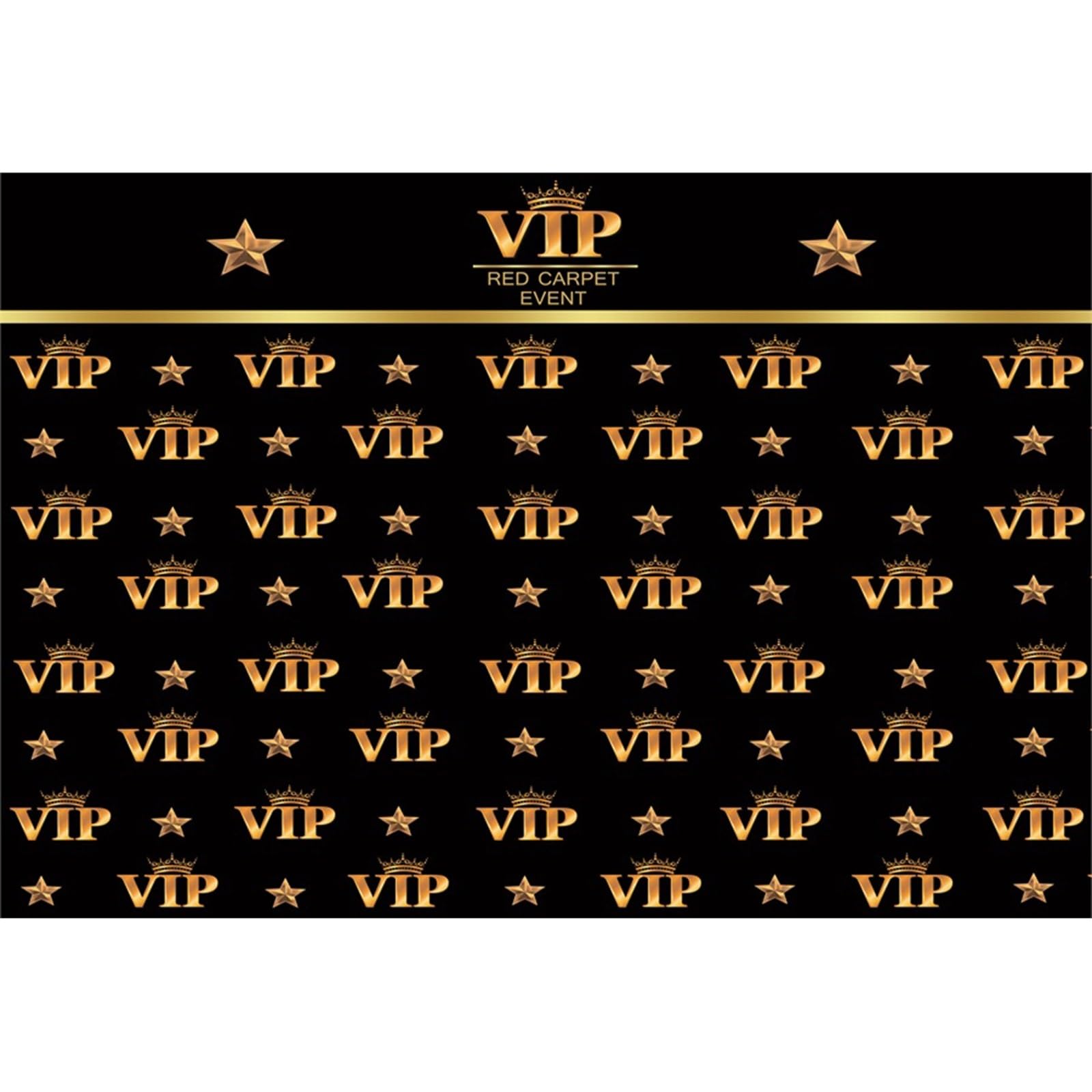 YongFoto 3,5x2,5m Vinile fondali fotografici Sfondo VIP Red Carpet Event Crown Stars Foto nera Sfondo foto Studio Fotografico video Fondale foto Decorazione del Partito Accessori