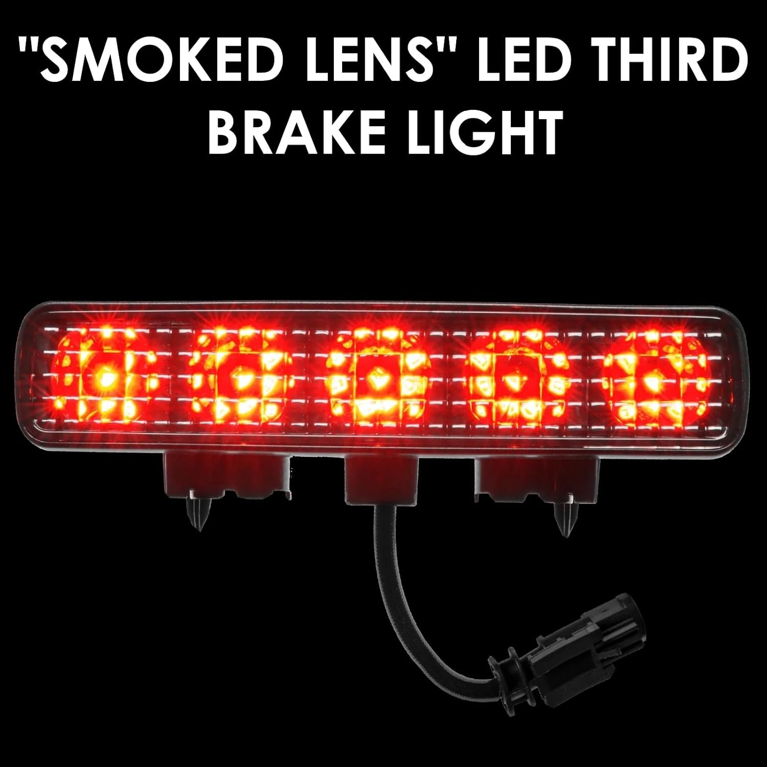 ORACLE Lighting 5854-504 Smoked Lens LED Third Brake Light Compatible with Wrangler JL - Quality Materials - Plug & Play Connection for Easy Install - Waterproof