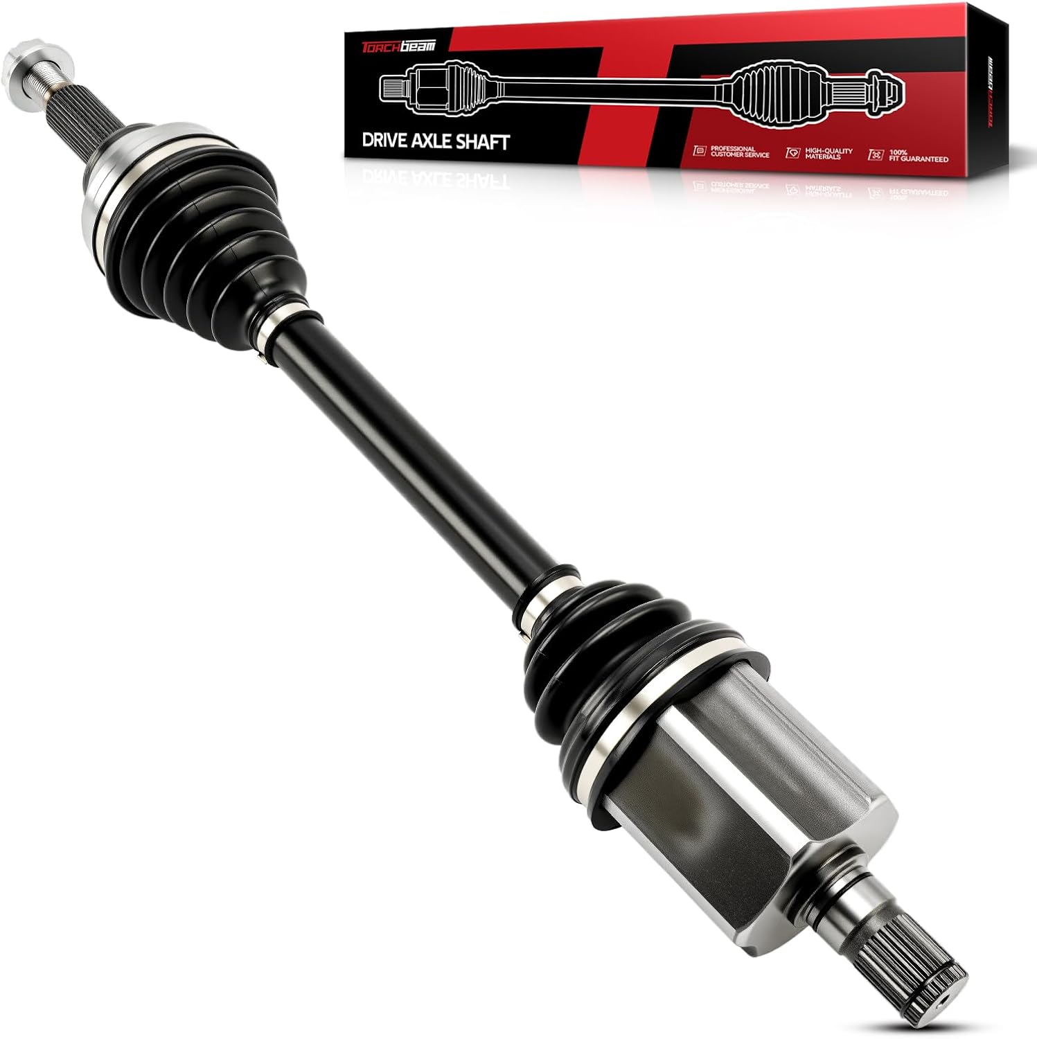 Torchbeam CV Axle Shaft Assembly Compatible with 2020-2023 Ford Explorer, 2020-2021 Ford Police Interceptor Utility, 2020-2021 Lincoln Aviator, Front Left CV Axle NCV11218