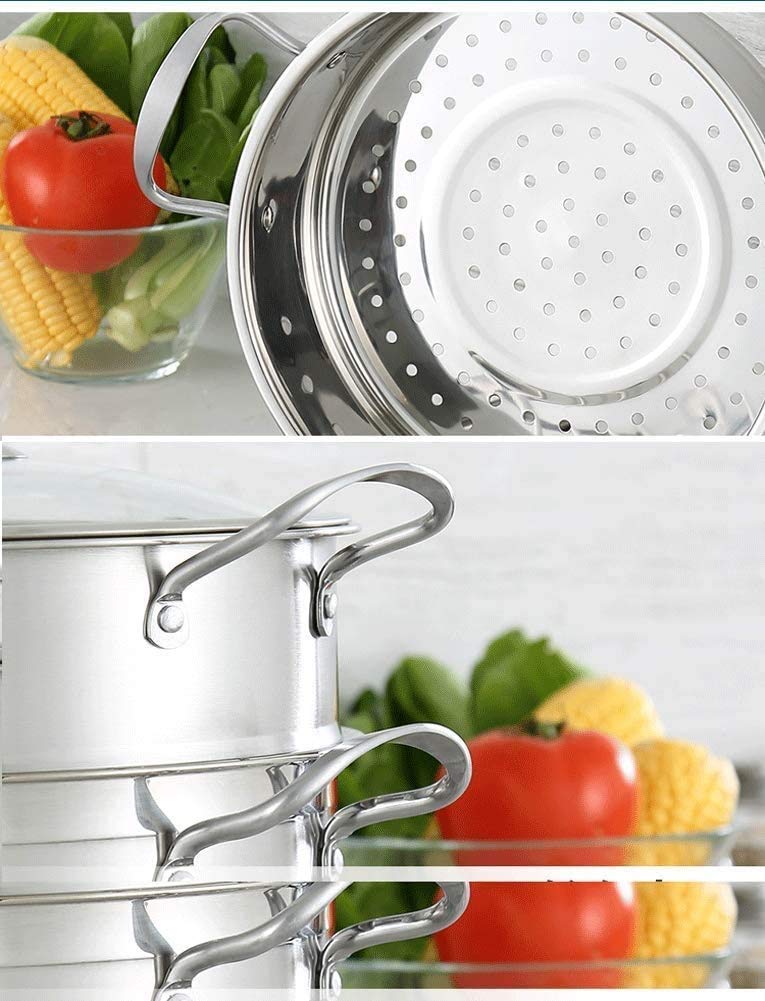 Heavy Duty RVS Stoomboot Rack voor Stomen en Koken met Diverse