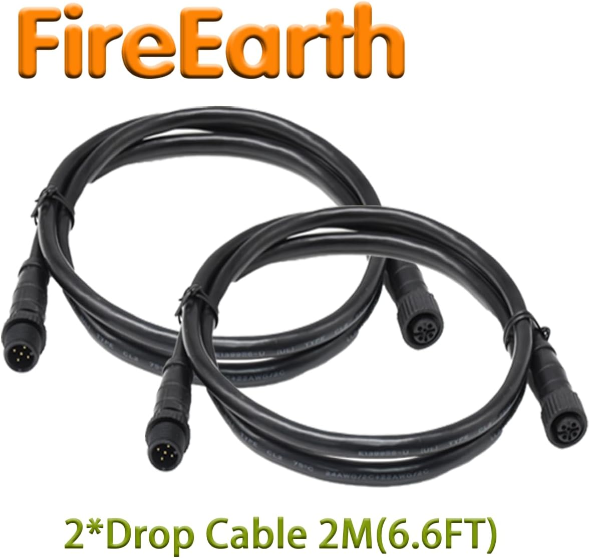 NMEA 2000 Starter Kit for Lowrance Simrad Garmin, Marine Grade N2K Backbone Drop Cables Tees Terminators Kit to Process NEMA 2K Network for Boat GPS