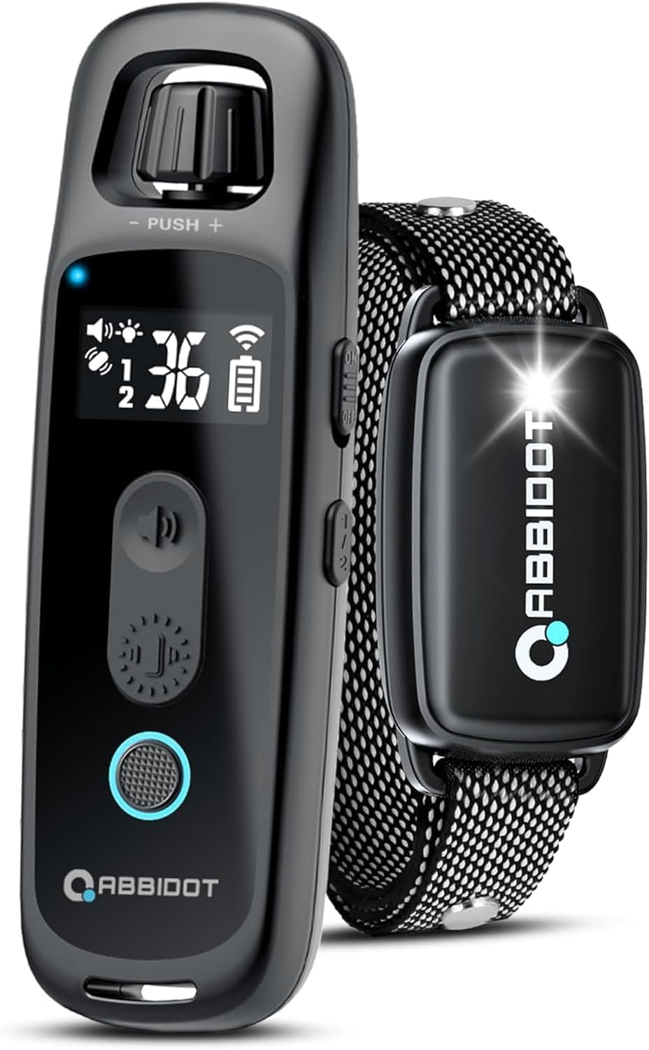 Collier De Dressage Pour Chien, Choc Electrique, Sonore - Collier Anti Aboiement Avec Modes