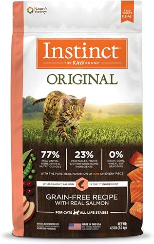 Instinct Original - Alimento seco para gatos, Salmón