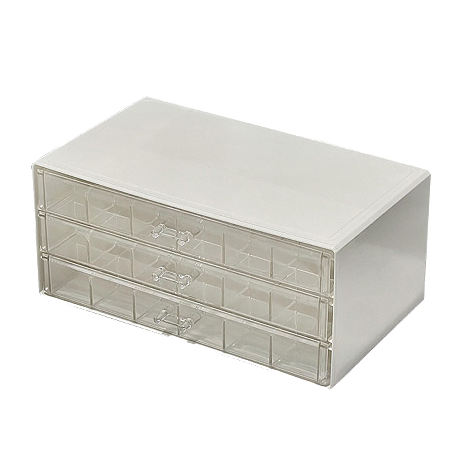 JTQYFI Practical Jewellery Organiser for Earrings Rings Necklaces Jewelry Storage Container with Multiple Compartments Jewelry Storage Box