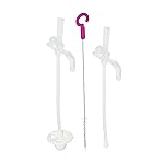 b.box Sippy Cup Replacement Straw Pack | Includes 1 Replacement Straw, 1 Replacement Straw with Weight, 1 Cleaning Brush | Fits b.box Sippy Cups