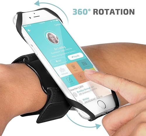 Miniatura 3 de Pulsera deportiva para teléfono con soporte para brazo giratorio de 360 para iPhone 16 15 Pro 14 Plus 13 12 11 Pro Max Samsung Galaxy S24 S23 S22