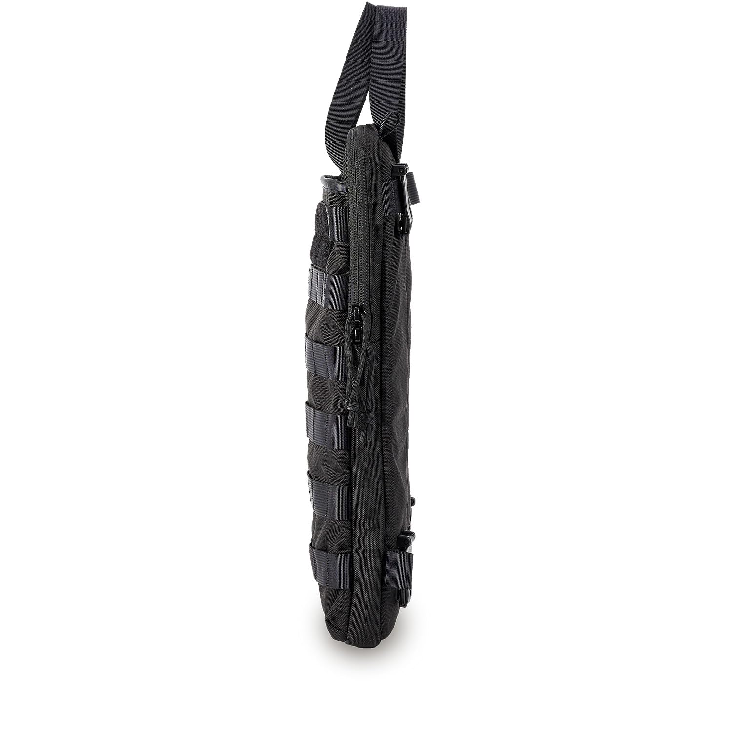 Taktische MOLLE-Laptophülle, wasserabweisend, schlank, 38,1 cm (15 Zoll) Tech-Organizer mit anpassbarem Stauraum für Laptop und Zubehör, Schwarz, Modern