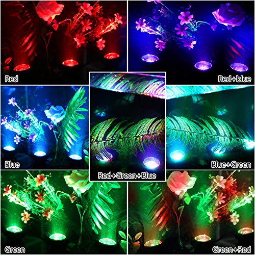 Image Pond Lights Submersible Lights [Set Of 4] With Timer Ip68 Underwater Lights Aquarium Spot Light 48Led Landscape Lamp For Swimming Pool Fish Tank Fountain Pond Decoration #TOP3