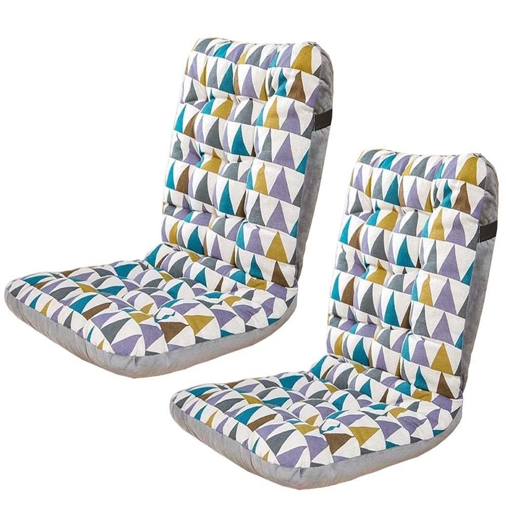 Chair Pads Cushion High Back Chair Cushions Set of 1 2 4 6, Dining -Kitchen -Office Chair Seat Cushion with Ties Thickened One-Piece Outdoor Indoor Furniture Chair Seat Cushion ( Color : P , Size : 3