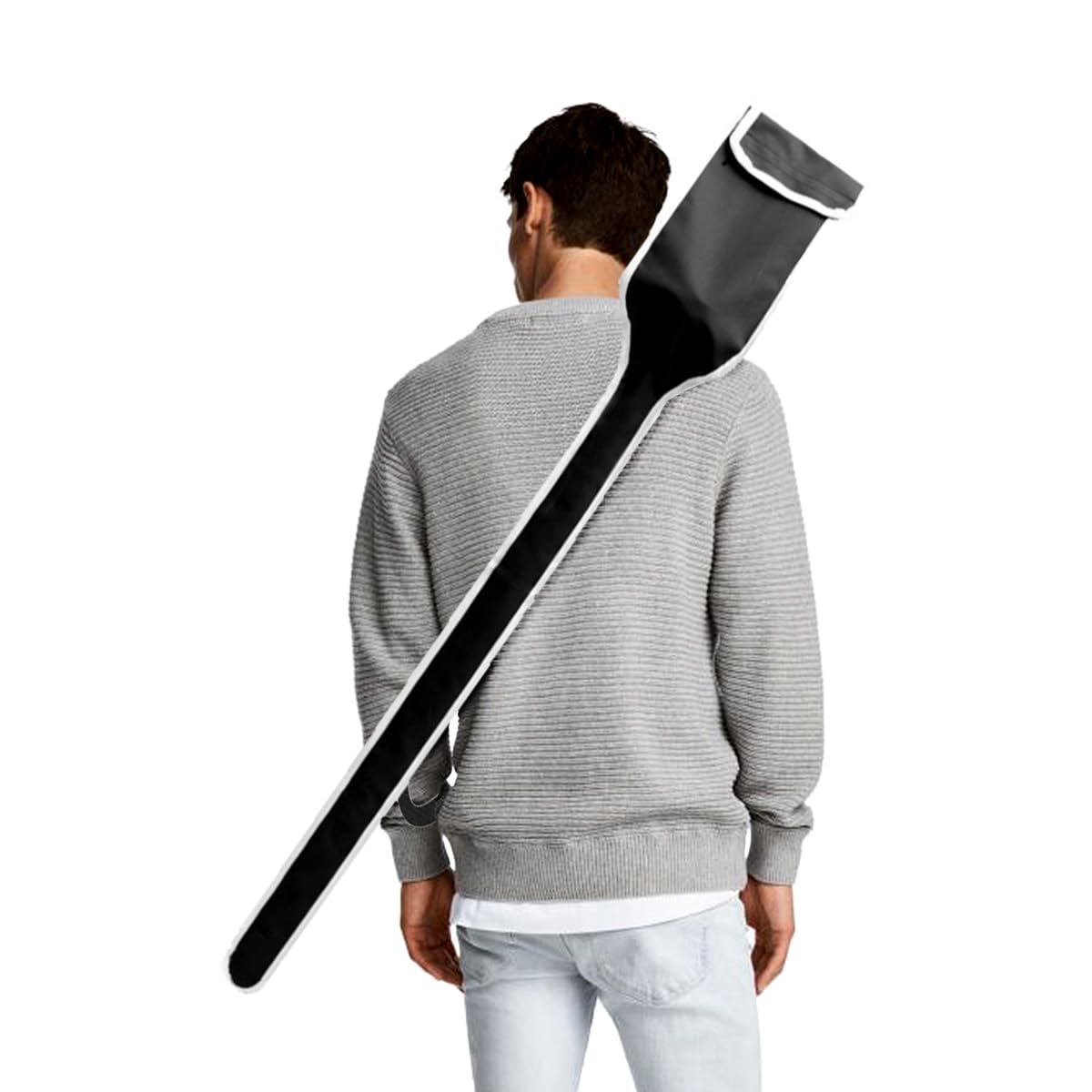 Bandolera de esgrima: Tela Oxford 600D, Impermeable y Acolchada, Ideal para florete, Sable y Espada Larga.