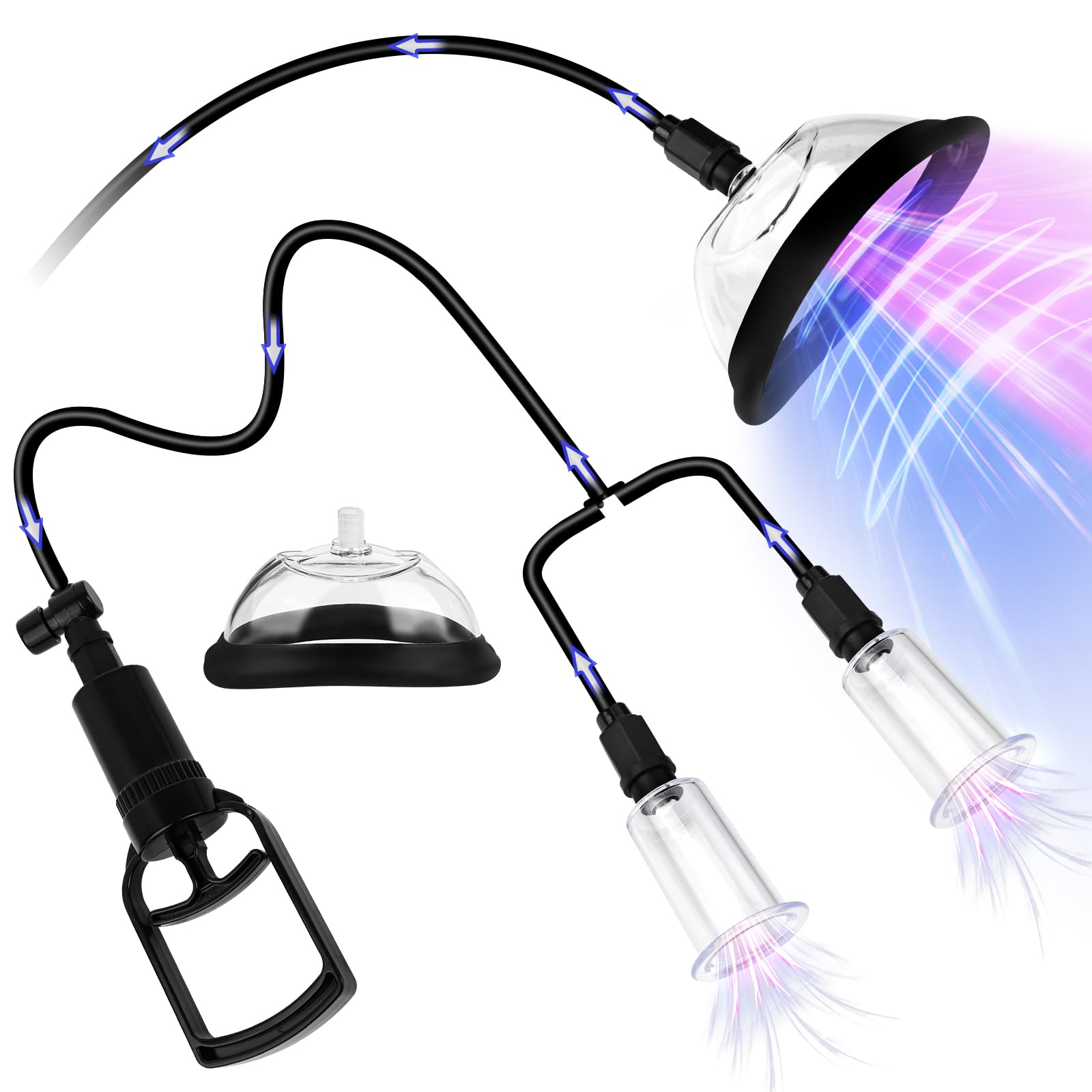 Pussy Pump Women Sex Toys, Manual Nipple Suckers Vagina Pump Clit Pump