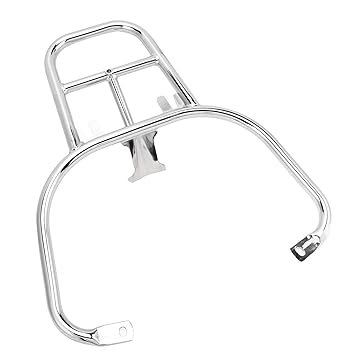 Adium Luggage Support Shelf, High Strength Burr Free CNC Aluminum Motorcycle Luggage Rack for Scooters Electric Bikes