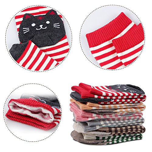 Image of Cute Animal Design Women's Socks Casual Cotton Crew Novelty Socks