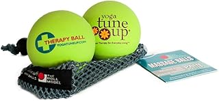 Tuneupfitness - Bolas terapéuticas para yoga, color verde oscuro