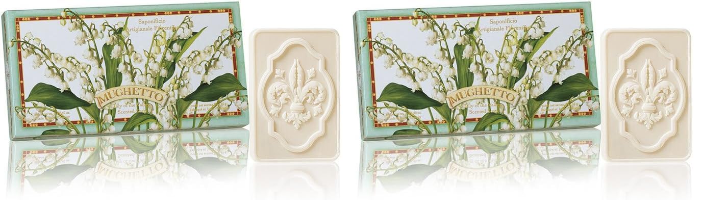 Saponificio Artigianale Fiorentino Sabun 3x125 Gr - Lilly Of The Valley (2 paketi)