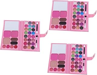 3 Peças 33 Sombra Fosca Maquiagem Sombra Pigmentada Maquiagem Para Os Olhos Para Mulheres Paleta De Sombras Nuas Paletas De Sombras Cor Nude Conjunto De Paleta De Sombras Bolsa De