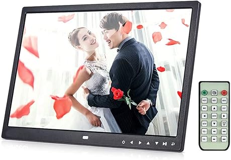 YJF-SMXK Digitaler Fotorahmen13-Zoll-IPS-Widescreen-elektronischer Bilderrahmen 1280 800 mit hoher AuflAsung MP3-MP4-Videos Bilder-Player mit FernbedienungWhite YJF-SMXK Digitaler Fotorahmen13-Zoll-IPS-Widescreen-elektronischer Bilderrahmen 1280 800 mit hoher AuflAsung MP3-MP4-Videos Bilder-Player mit FernbedienungWhite