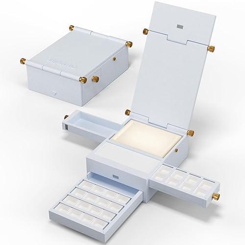 LIGHTWISH Travel Watercolor Palette Box