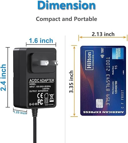 FGIEU 9V AC Adapter for Schwinn 270 170 430 A10 A20 420 460 101 130 150 202 220 230 240 Power Cord for Schwinn Elliptical Stationary Bike Recumbent Bike Proform Hybrid Trainer.