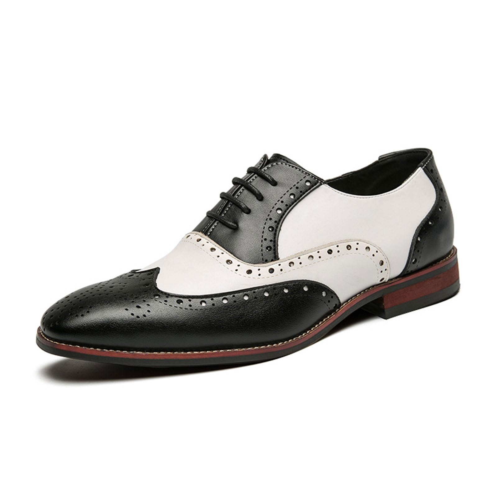 Herren Vintage Business Schuhe Casual Oxford Schnürer Formal Derby