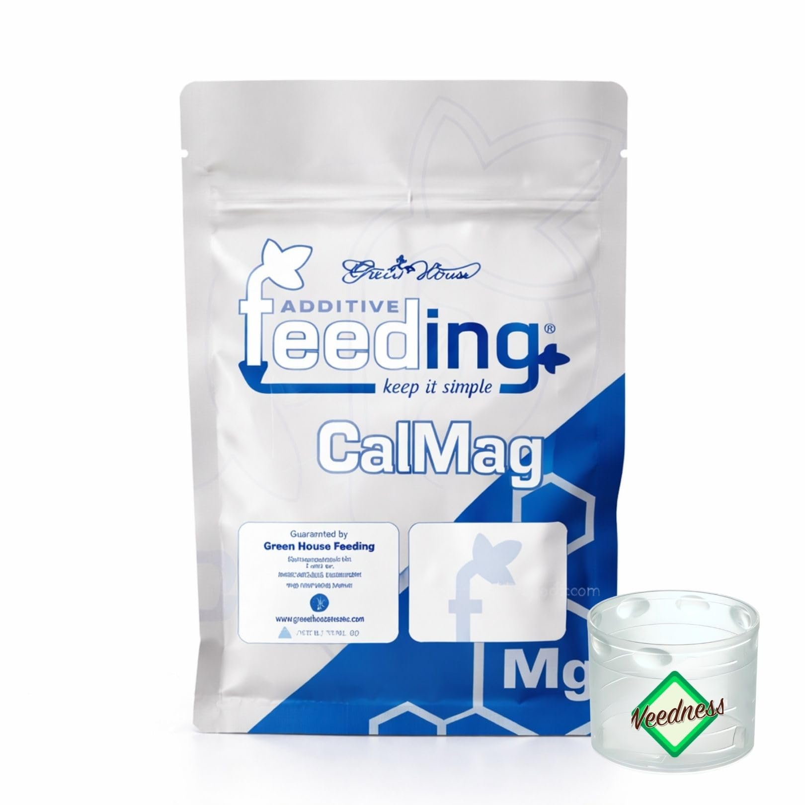 Weedness Green House Feeding Calmag 2,5 Kg - NPK Dünger Grow Anbau Indoor Erde Flüssigdünger Organischer