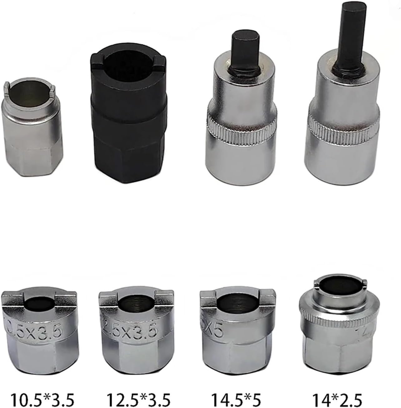 8PCS Strut Nut Tool KIt Compatible With Mercedes-Benz Vw Front Suspension Strut Nut Socket Tool Shock Absorber Remover Strut Remover