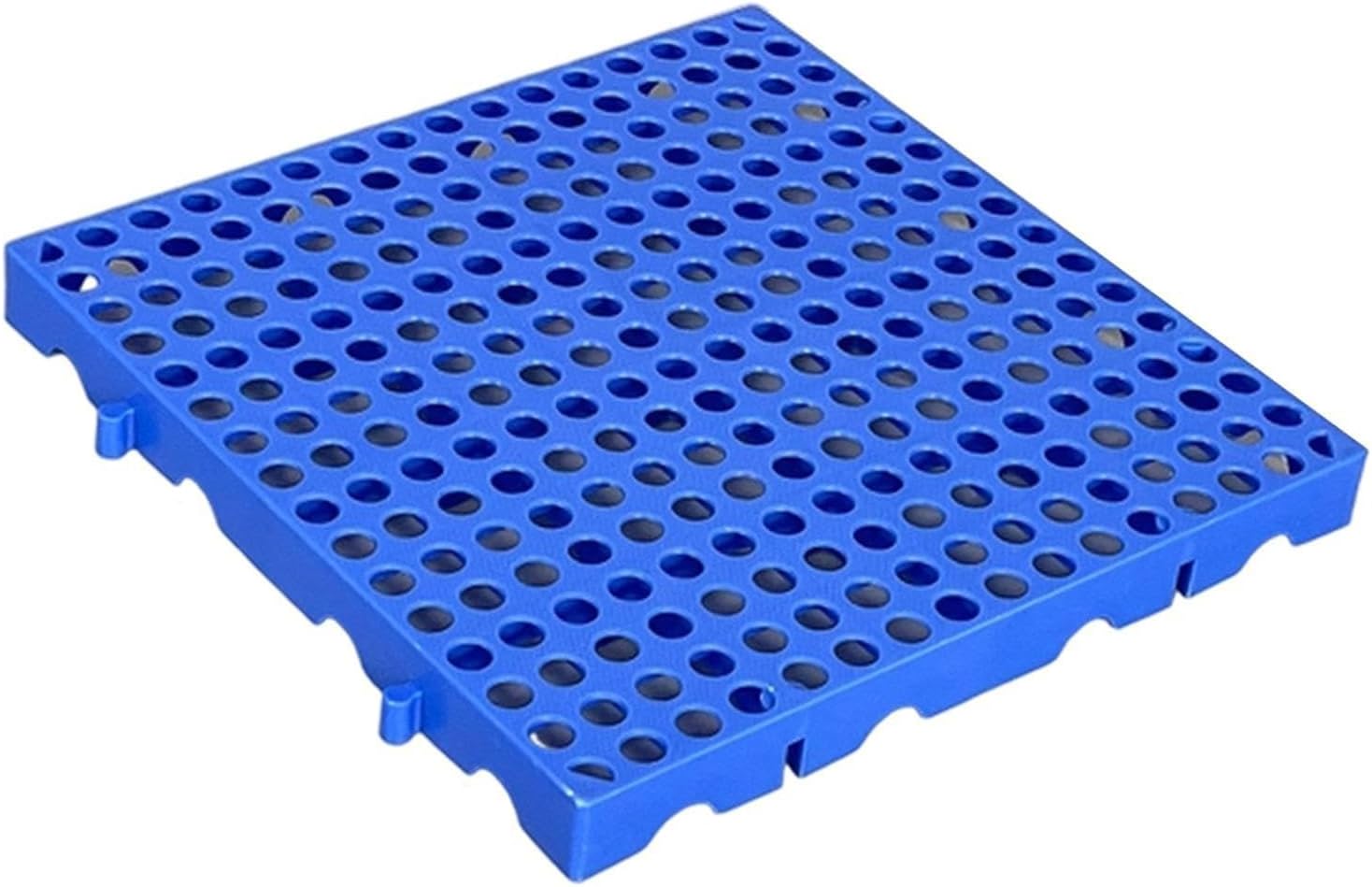 Heavy Duty Waterproof Plastic Pallet, 30x30cm, 3cm Thick, Durable Interlocking Grid for Easy Stacking, Ventilated Floor Storage Solution - 2 Pack for Basement Use
