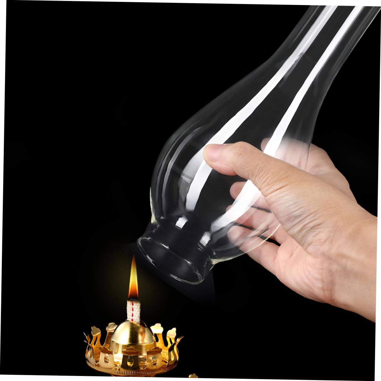 Amazon.co.jp: MOLUCKFU 2個レトロランプシェード オイルランプ