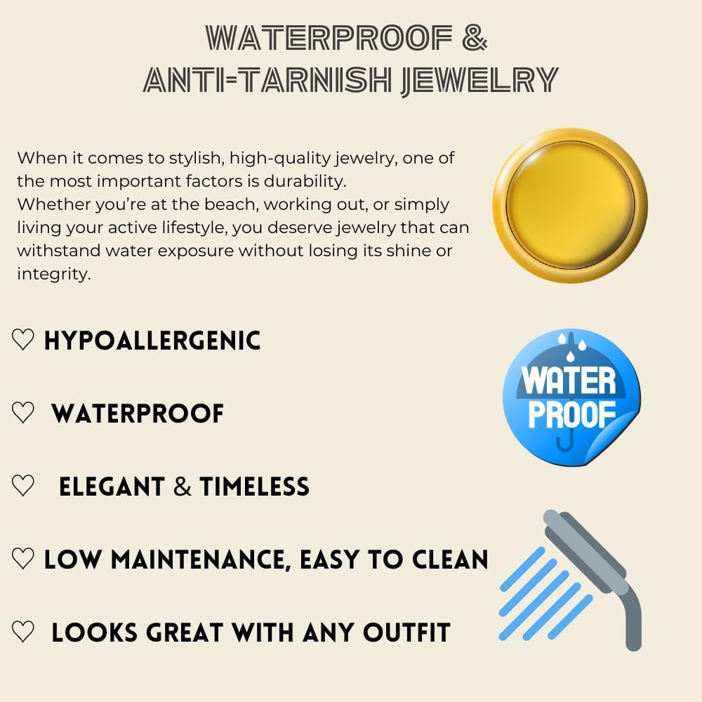 18K Gold Plated Stainless Steel Earrings for Women - Waterproof Anti-Tarnish Hypoallergenic Studs - Love Knot, Starfish, Seashell, Angel Wing, Pearl, Heart, Bow, Dome Statement Jewelry Gift - Image 5