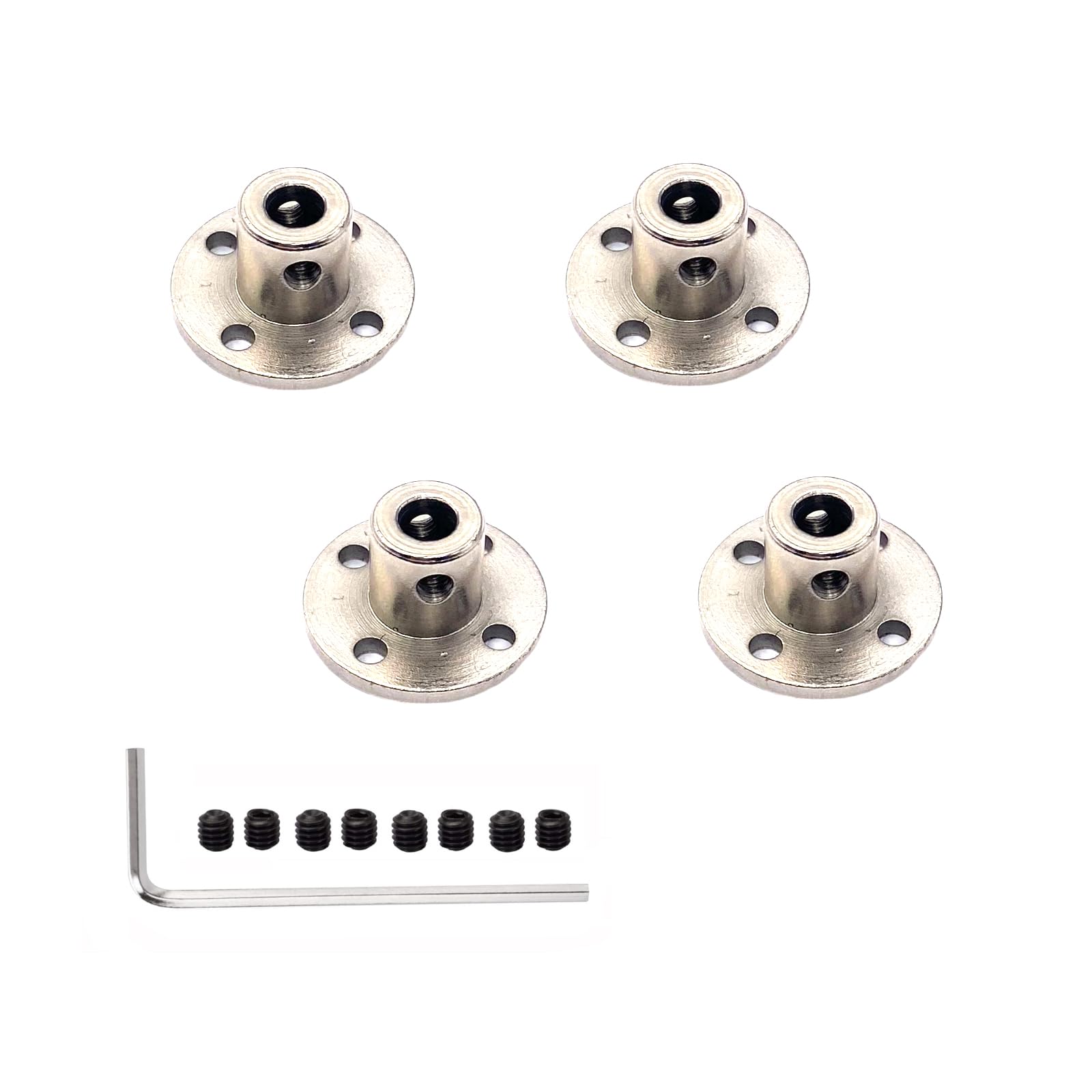 Rigid Flange Couplings - 6 Pcs for DIY Motors -23 Rigid Flange Couplings - 6 Pcs for DIY Motors -23