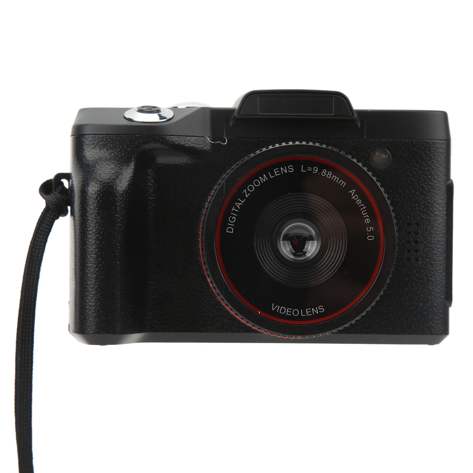 Aparat Cyfrowy 16 MP, Kamera Wideo z Ekranem 1080P, Mała Kamera z 16-krotnym Zoomem, Nagrywanie w Pętli, Ekran z Obracaniem o 180° Kompaktowa, Lekka Kamera Podróżna dla