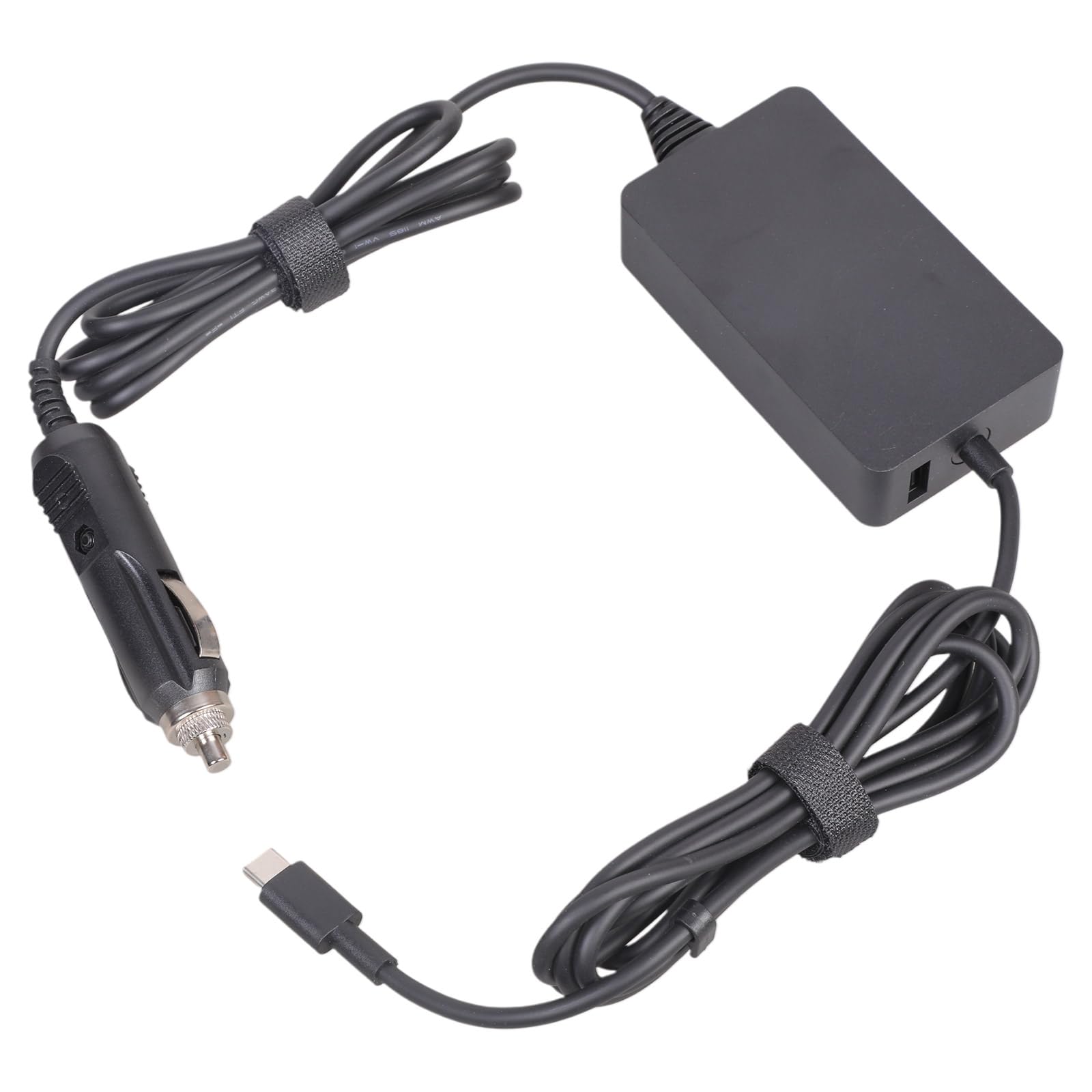 Potente caricabatterie da auto da 100 W, ricarica rapida USB C per laptop, smartphone, design adatto ai viaggi, adattatore per auto a ricarica rapida per computer portatili