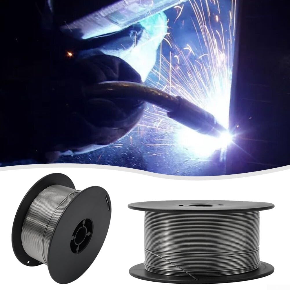 Filo MIG in acciaio inossidabile,Filo MIG senza gas Flux Nucleo,ER316L Acciaio MIG Filo per saldatura 1Kg Bobina 0,030" (0,8 mm)