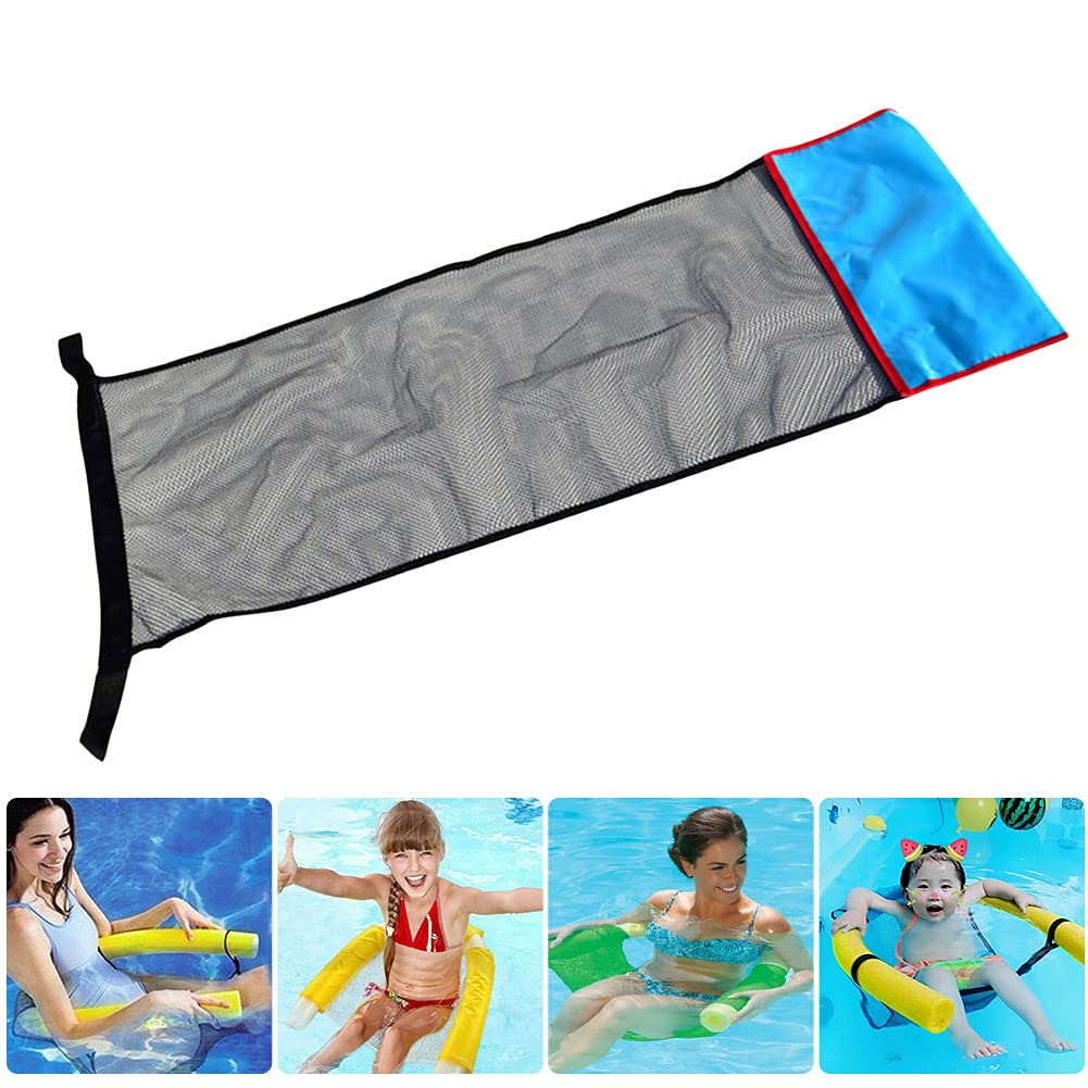 Sedia Piscina Rete Galleggiante Noodle 80x44cm Sedile Reticolare Per Piscina WANGQI - Rete Galleggiante Per Noodle, Blu, 80x44 Cm Sedia Acqua Galleggiante
