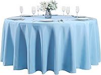 Vista 334 de Rectangle Tablecloth 90x132 inch Washable Polyester Fabric Table Cloth for Wedding Party Dining Banquet Decoration（90x132, Turquoise）
