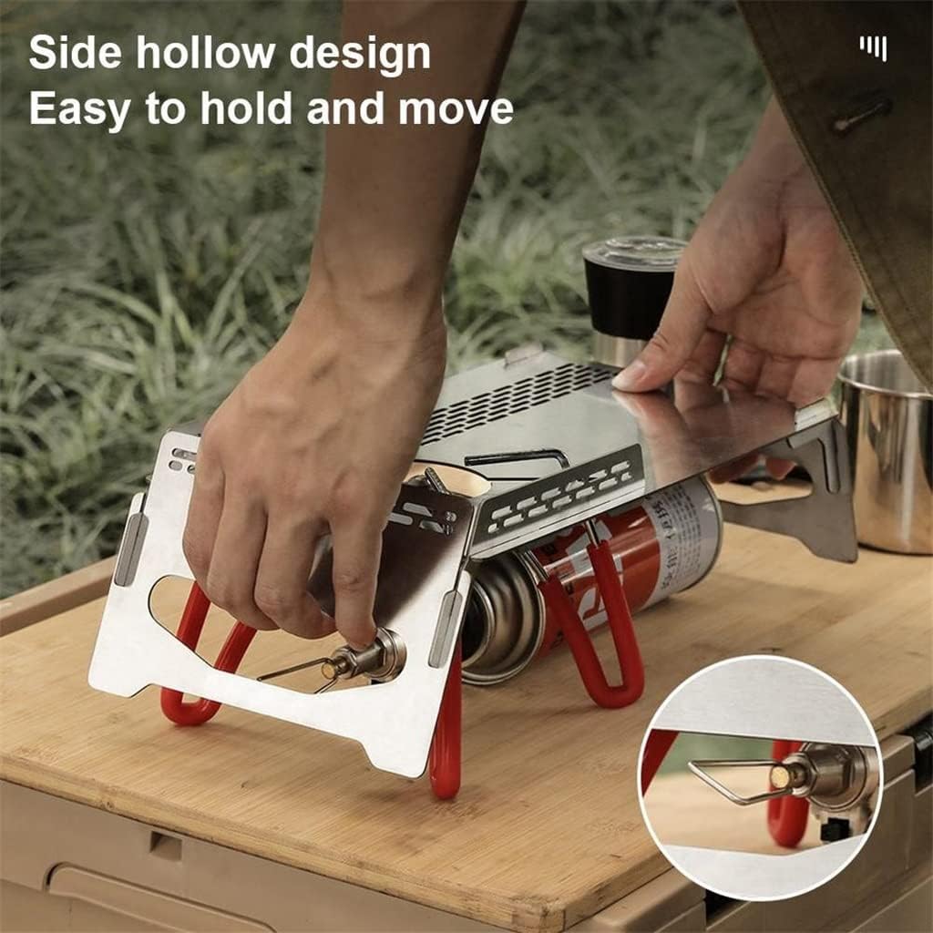 Portable Camping Table Heat Shield Gas Stove Stand Windshield Camping Stove Folding Table Gas Burners Accessories