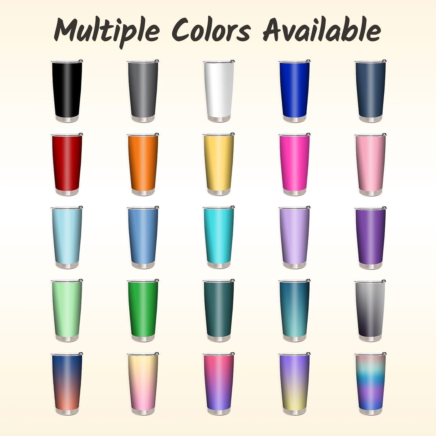 Personalized Tumbler with Picture Name Text Logo, 20oz Stainless Steel Custom Travel Coffee Mug Cup | Birthday Christmas Wedding Appreciation Personalized Gifts for Mom Dad Kids Teacher - Image 5