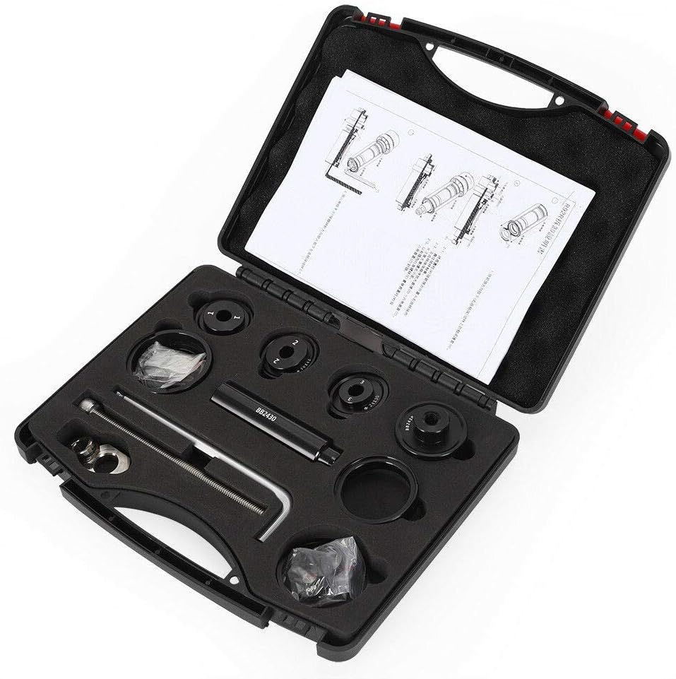 Bicycle Bottom Bracket Tool, Bicycle Center Shaft Installation/Removal Bearing Press BB Axis Bearing Installation Tool Set for PF30 R30 BB30 BB86 BB91 BB92