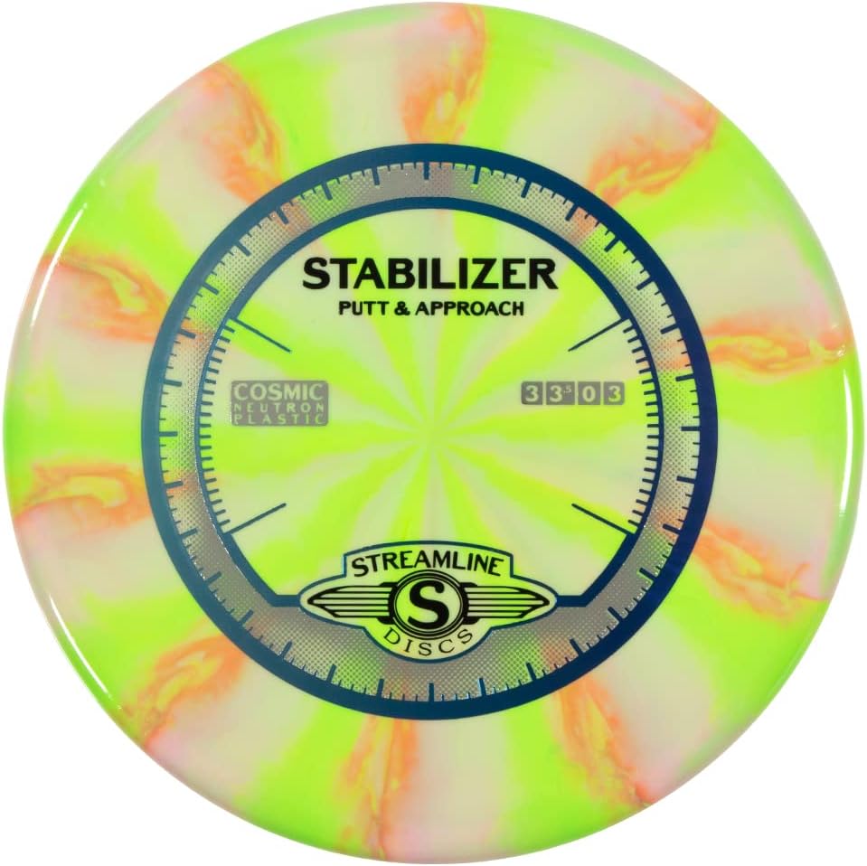 Streamline Discs Cosmic Neutron Stabilizer Disc Golf Putter (170-175g / Colors May Vary)