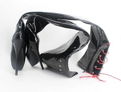 Amazon | [WONDERHEEL] ブラック 超高いハイヒール 18cm