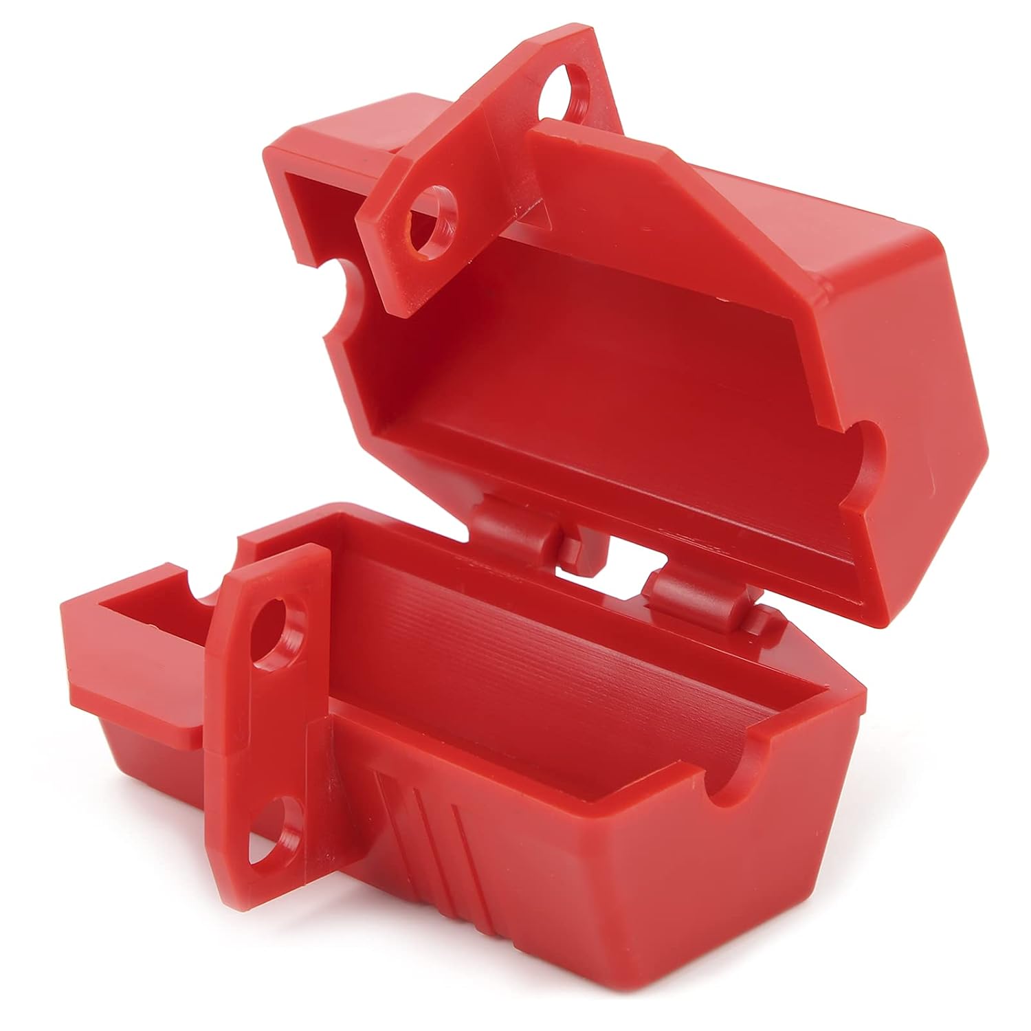 Yctze 4PCS Industrial Lockout Plug Lock, Ideal for Air Conditioning, TV Power RationingOff, 110V, Electrical Power Cord Tagout Loto