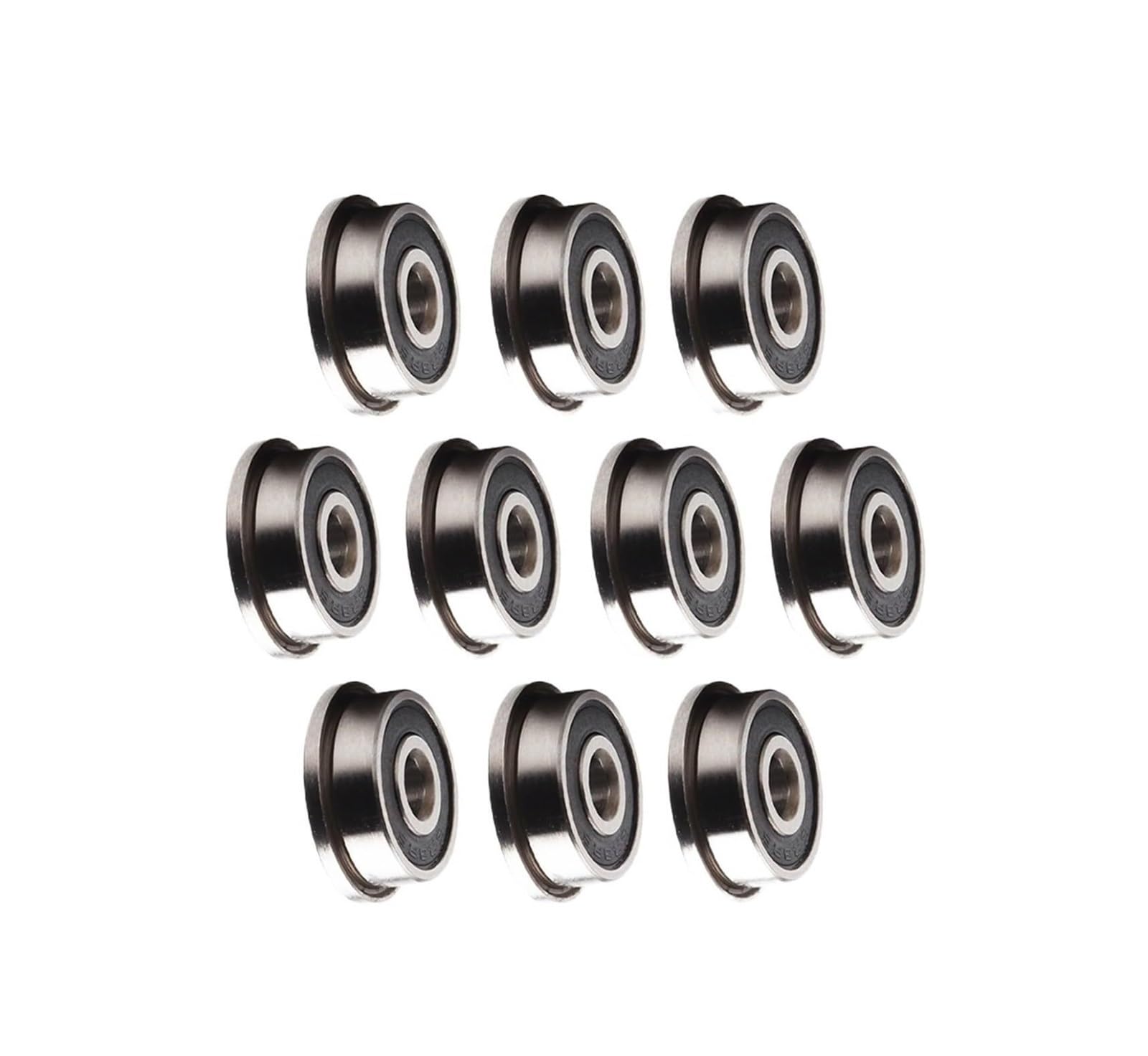 Bouclier de joint bimétallique Micro roulement à gorge profonde 10 pièces F623-RS 3 * 10 * 4mm ABEC-7 roulements billes bride impression 3D