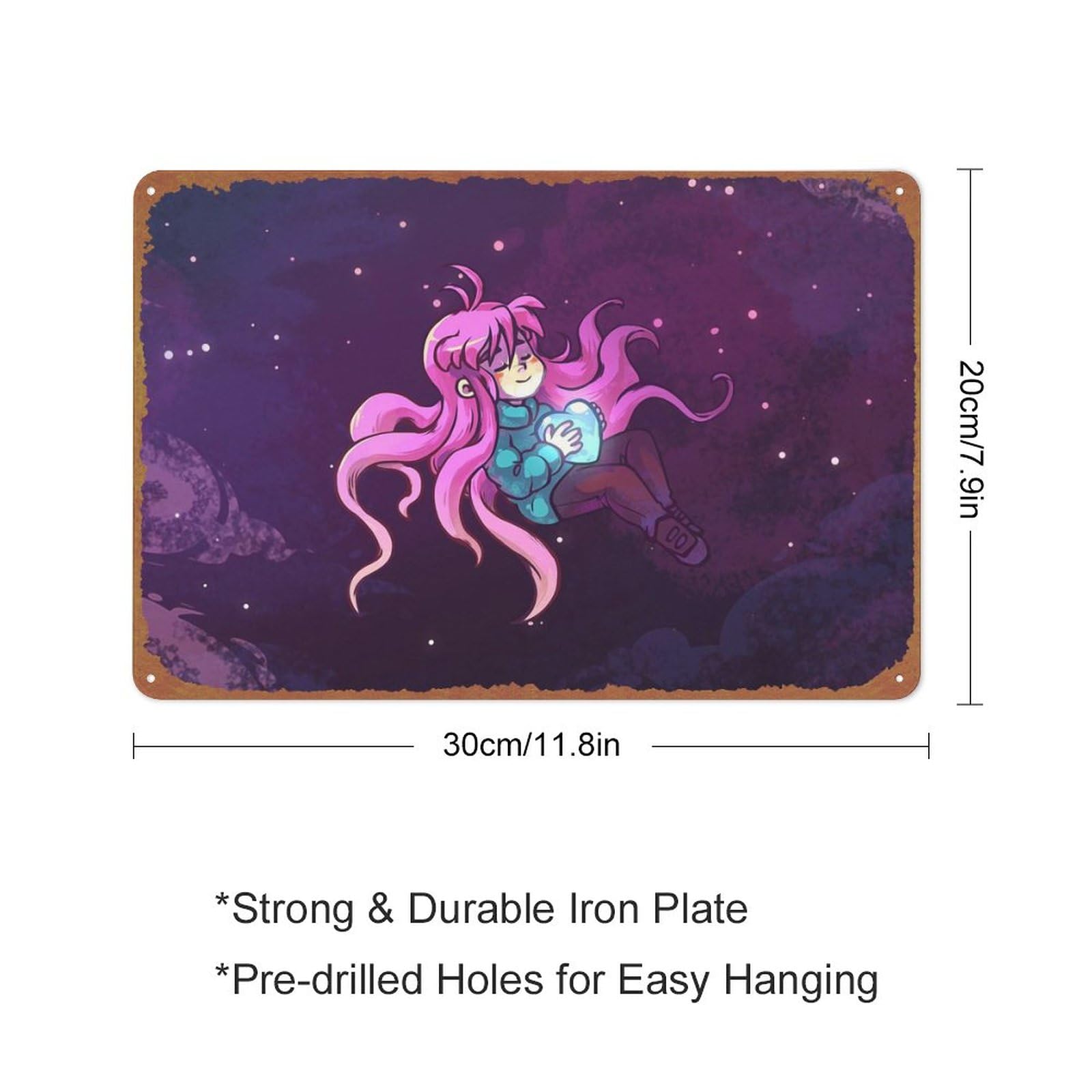 KIVYYB Celeste Game Poster Tin Sign Cafe bar Home Wall Art